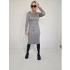 Šedé šaty Krásne