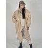 Béžový kabát EXTRA (Farba Béžová, Veľkosť oblečenia UNI S-XL)
