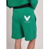 Zelené bermudy BIELEJ farby
