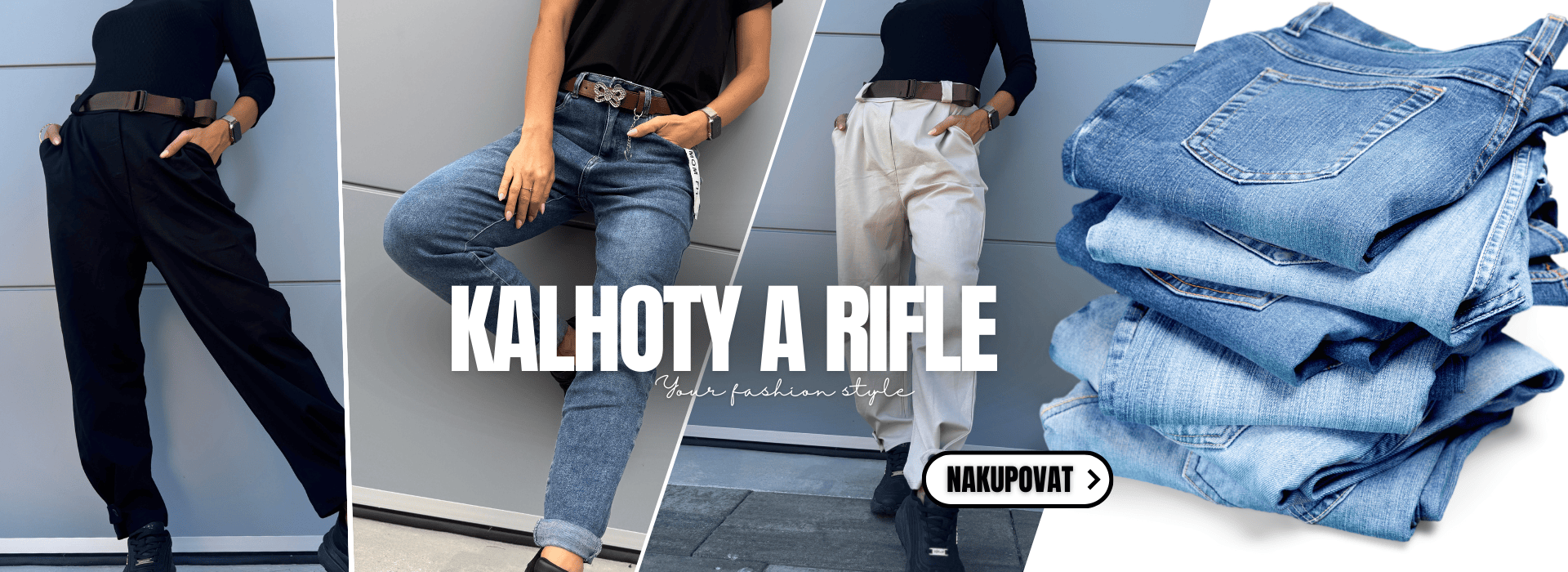 Dámské rifle a kalhoty