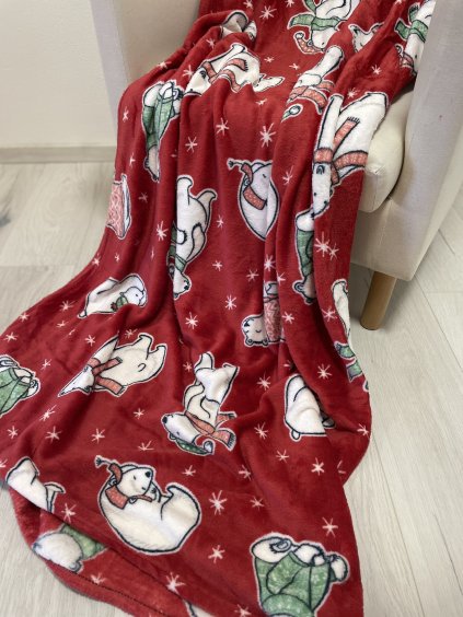 Vánoční deka 180 x 200cm