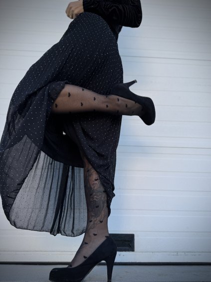 dámská sukně s kamínky