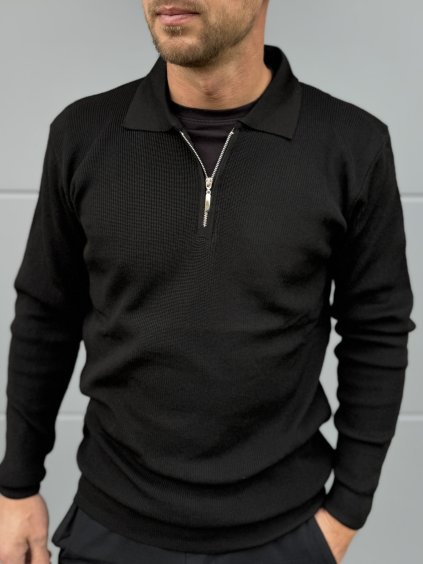 pánský svetr s límečkem