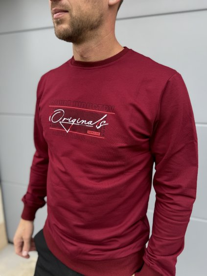 pánská mikina bez kapuce