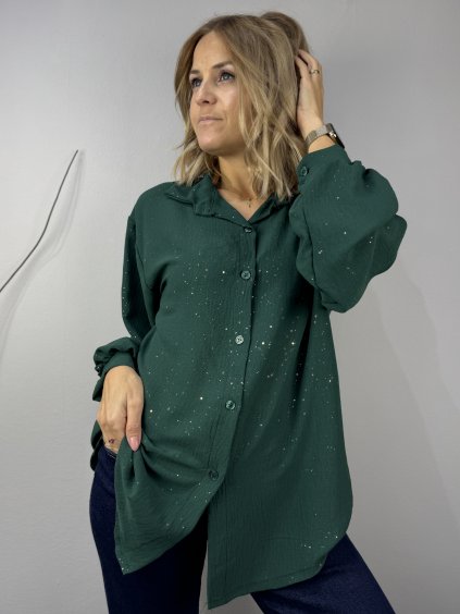 dámská košile s glitry