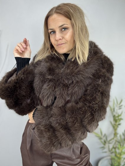 Dámský kožíšek do pasu