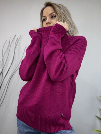 dámský svetr s rolákem