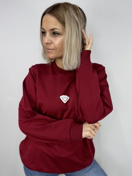 dámská mikina bez kapuce