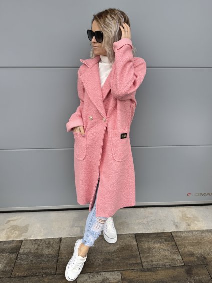 Dlouhý kabát s kapsami