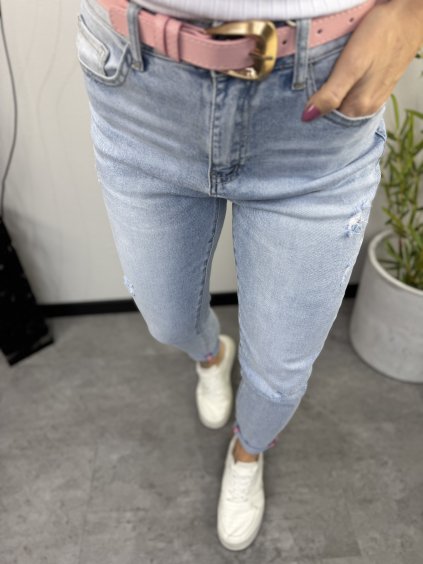 dámské džíny s páskem