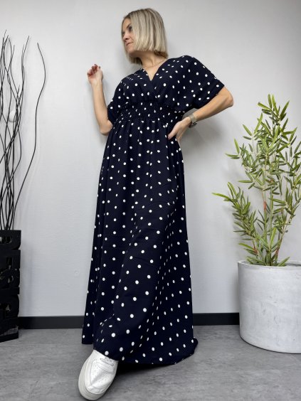 Maxi puntíkované šaty