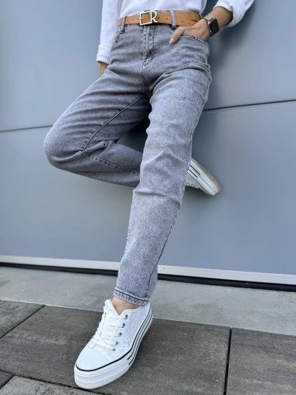 Dámské šedé džíny