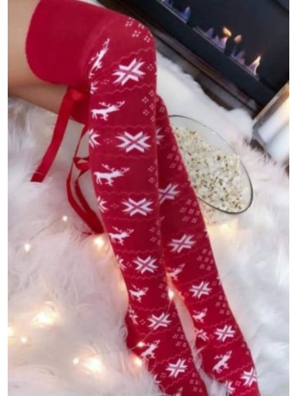 vánoční nadkolenky