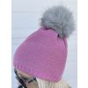 dámská čepice s bambulí