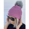 dámská čepice s bambulí