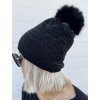 dámská čepice s bambulí