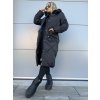 dlouhá zimní bunda
