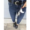 Dámské džíny s páskem