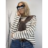 Dámský pruhovaný svetr