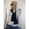 Dámský pruhovaný svetr