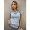 dámské triko s krajkou