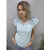 Dámské tričko s krajkovým dekoltem