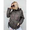 Dámská prošívaná bunda s kapucí