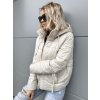 Dámská prošívaná bunda s kapucí