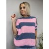 Pruhovaný pastelový svetr