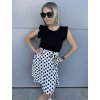 Dámské šaty s puntíky
