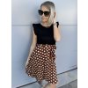 Dámské šaty s puntíky