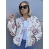 Dámský květinový bomber