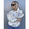Dámský květinový bomber