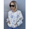 Dámský květinový bomber