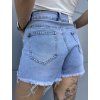 Džínové kraťasy s aplikací