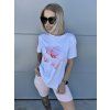 Set Flower tričko + kraťasy