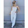 Dámský overál s puntíky