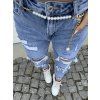 džíny mom fit