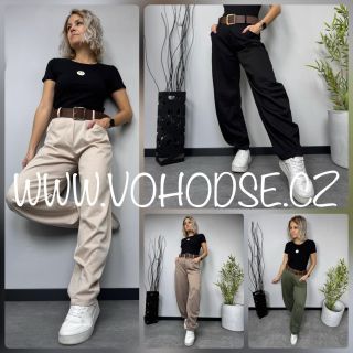 Parádní - pohodlné dámské kalhoty včetně pásku - opět SKLADEM v mnoha barvách 💕 https://www.vohodse.cz/damske-kalhoty-taubit/
