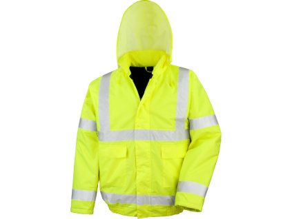 Bezpečnostní zimní bunda "Blouson" (Barva fluorescent orange, Velikost S)
