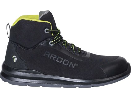 Bezpečnostní kotníková obuv ARDON®SOFTEX HIGH S1P (Velikost 38, Barva černá)