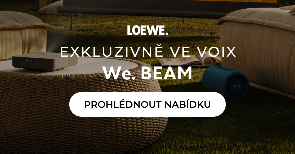 Loewe We.Beam projektor exkluzivně na voix.cz.