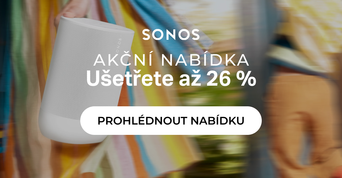 Sonos summer slevy až 26 % na vybrané produkty