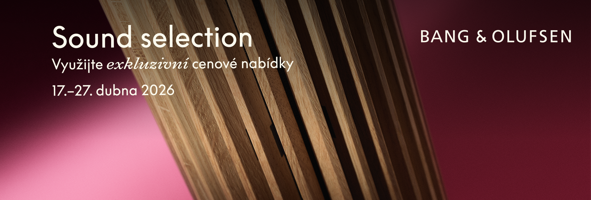 Sound Selection – Akce na Bang & Olufsen
