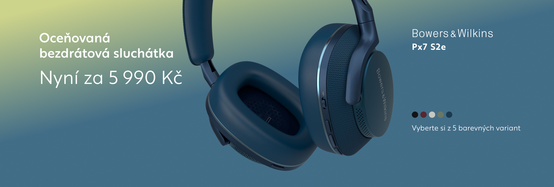 Bowers & Wilkins PX7 S2e – bezdrátová sluchátka v akci