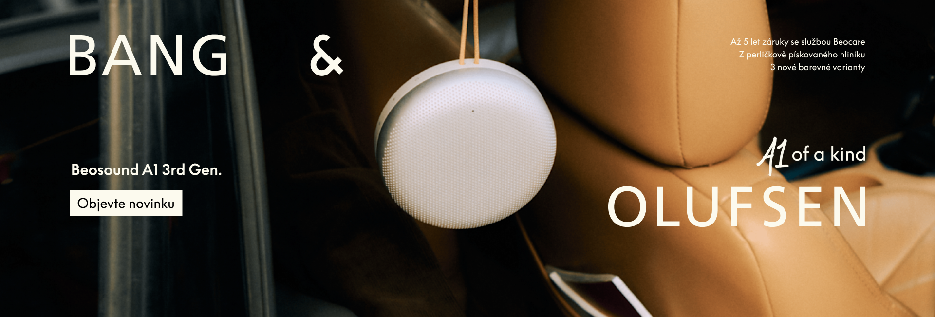 A1 of a kind. Beosound A1 3. generace reproduktoru.