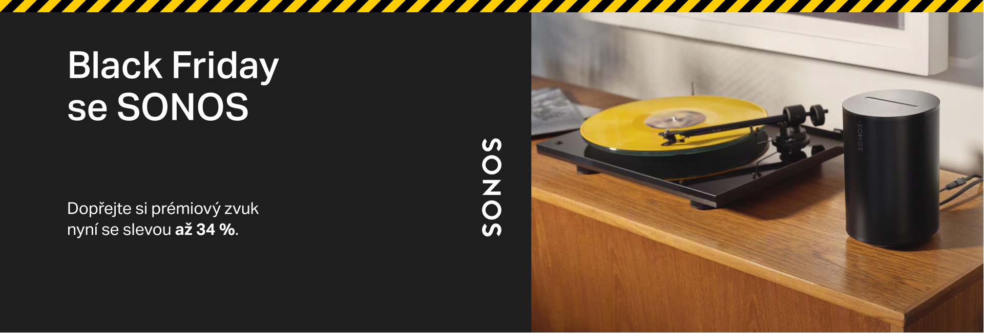 Sonos. Dopřejte si prémiový zvuk nyní se slevou až 34%