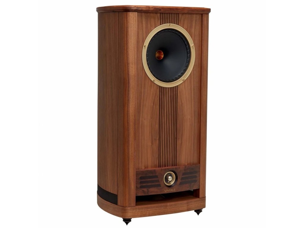 vintage twelve floorstander walnut 3q grille off scaled
