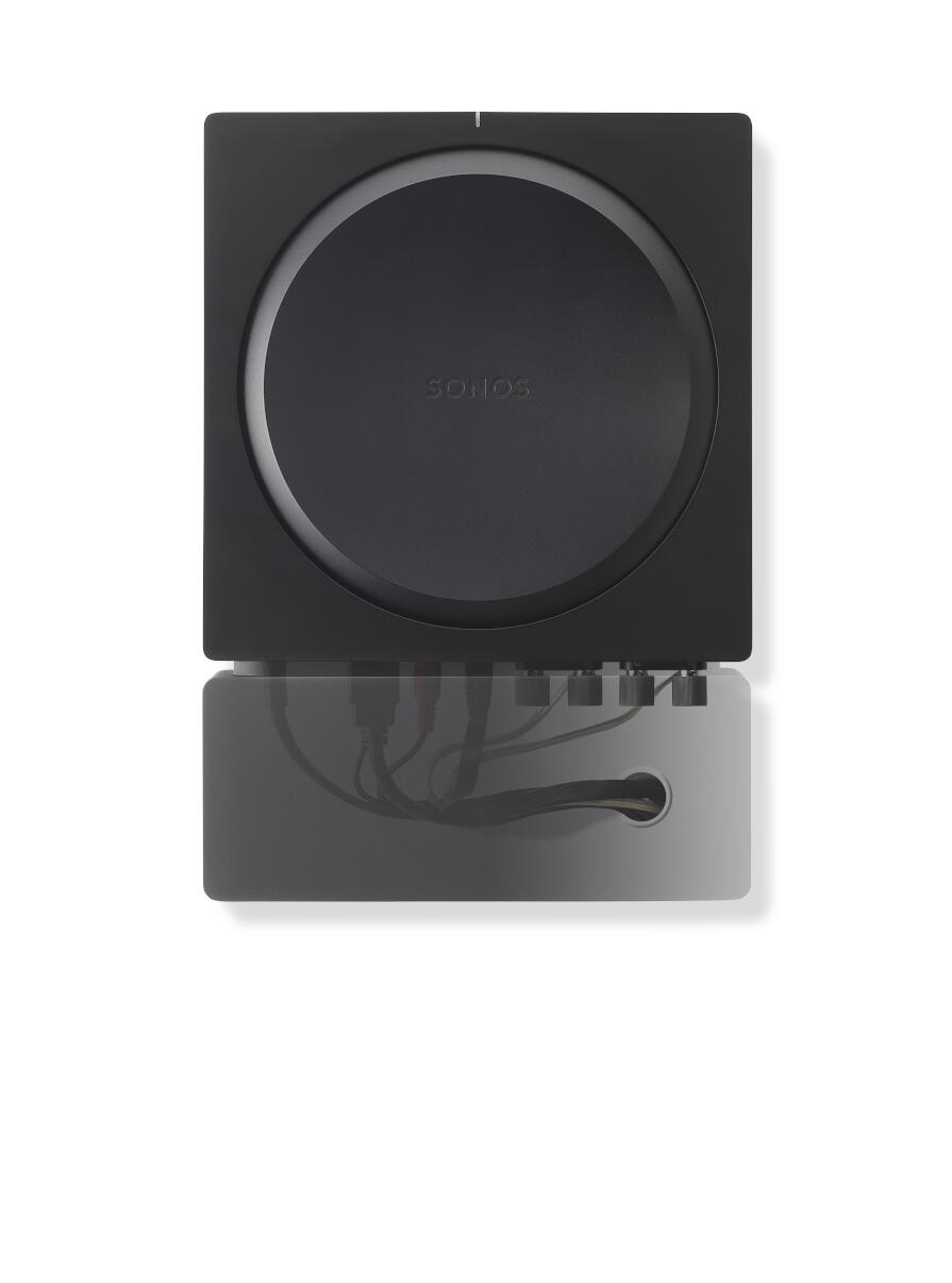 Flexson Sonos AMP držák na zeď — montáž za televizor