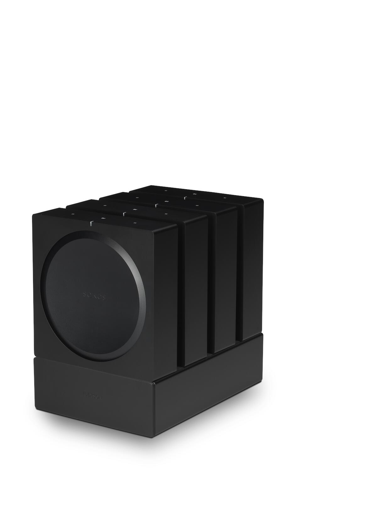Flexson Sonos Amp dokovací držák — systémová instalace